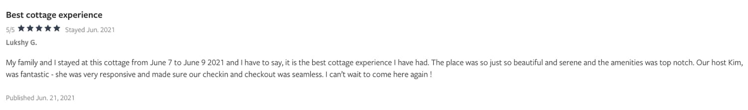 Guest review