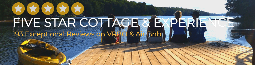 Five star cottage and experience: 193 exceptional reviews on VRBO and Airbnb