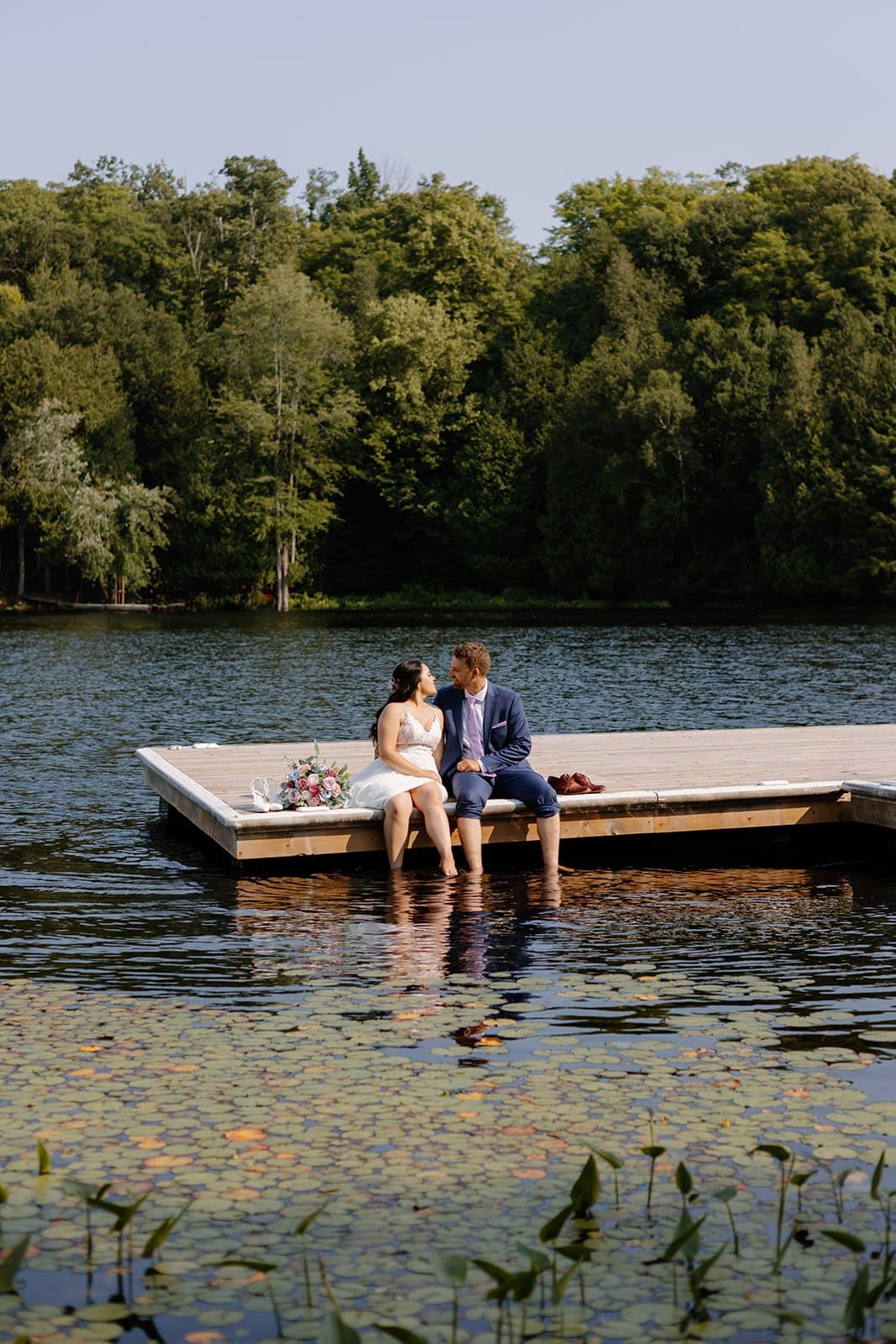 Couple on the dock